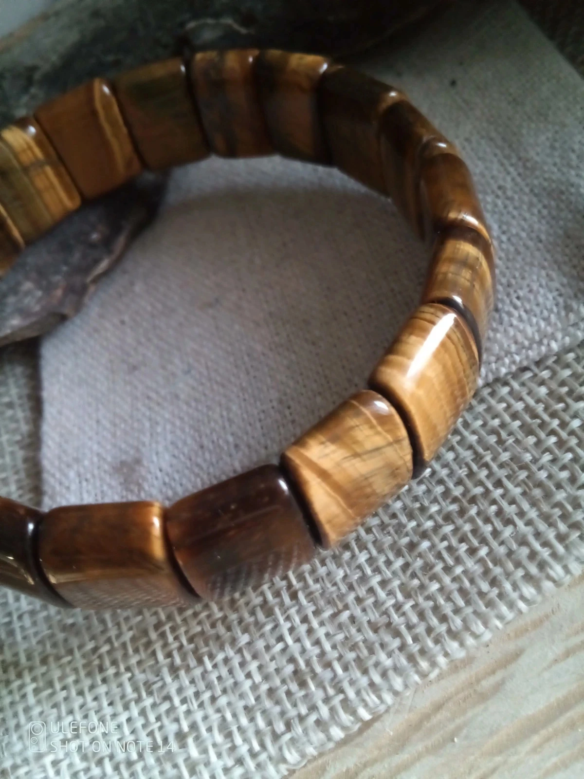 Brazalete ojo de tigre, piedras naturales – photo 4